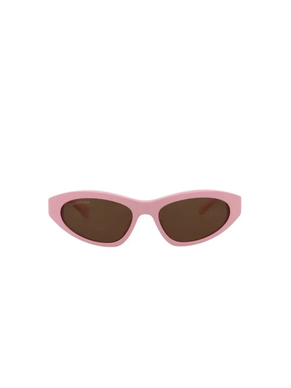 New Balenciaga Women's Sunglasses Cat Eye Acetate Frame Pink Pink Brown